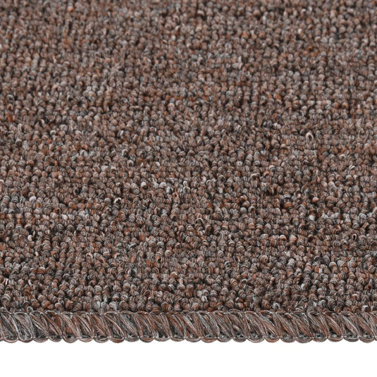 Vidaxl trapmatten 15 st anti-slip rechthoekig 75x20 cm bruin