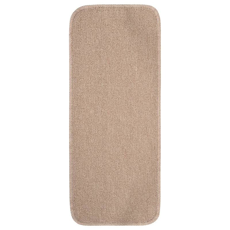 Afbeelding laden in galerijviewer, Vidaxl trapmatten 15 st anti-slip rechthoekig 60x25 cm beige
