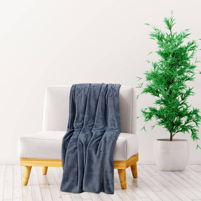 Load image into Gallery viewer, Vidaxl deken 150x200 cm polyester ultiem grijs
