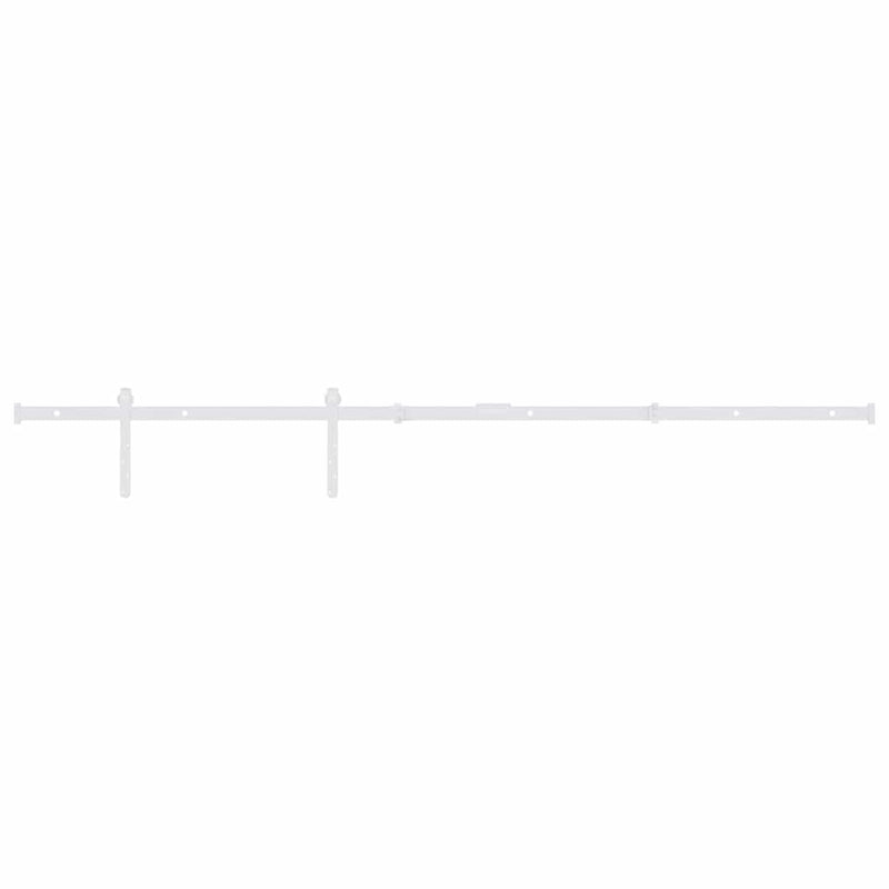 Afbeelding laden in galerijviewer, Vidaxl ophangset voor minischuifdeur 122 cm koolstofstaal wit
