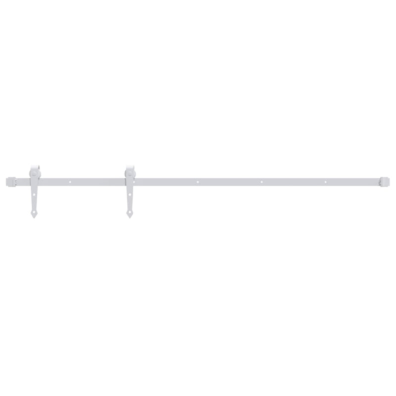 Load image into Gallery viewer, Vidaxl beslagset voor schuifdeur 200 cm staal wit
