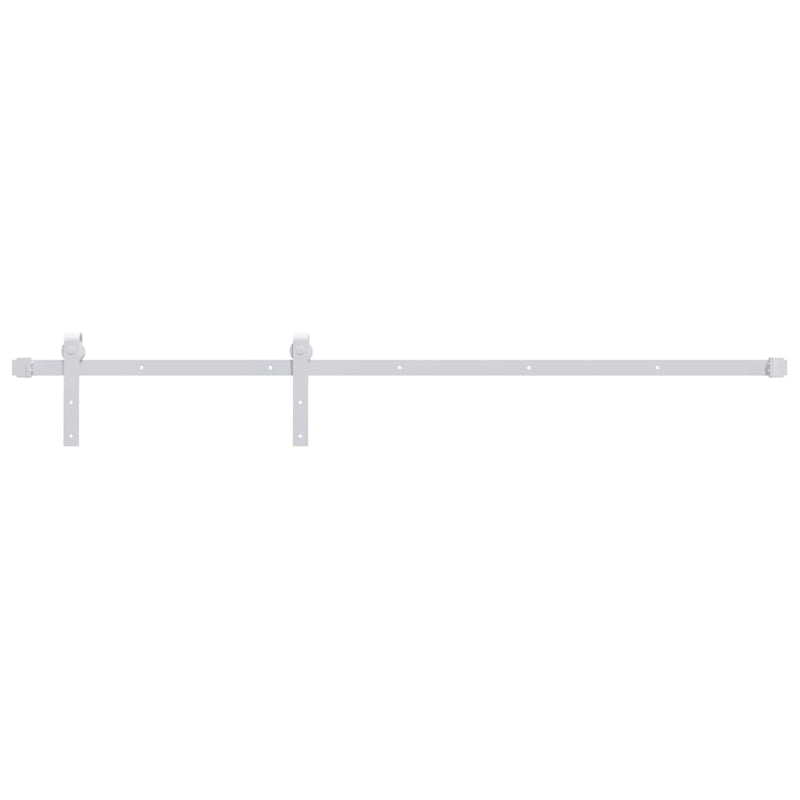 Load image into Gallery viewer, Vidaxl beslagset voor schuifdeur 183 cm staal wit
