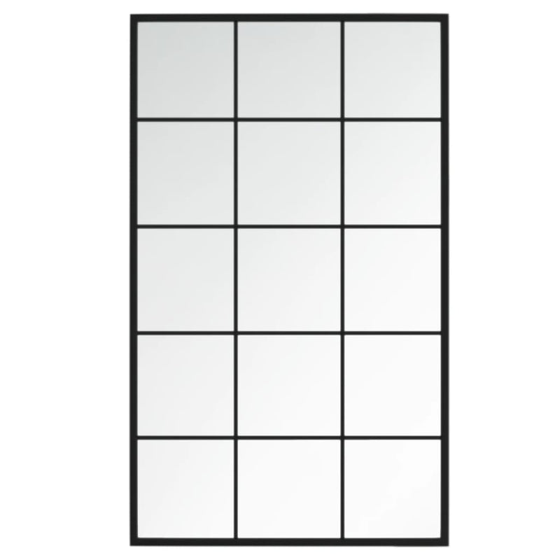 Load image into Gallery viewer, Vidaxl wandspiegel 100x60 cm metaal zwart
