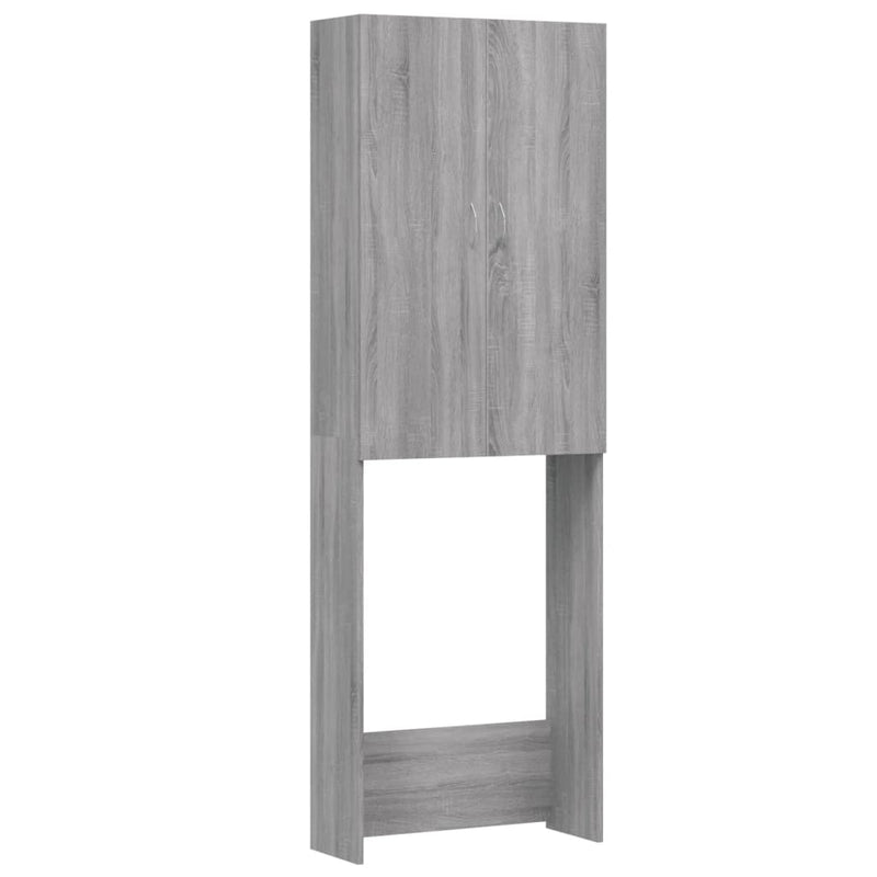 Load image into Gallery viewer, Vidaxl wasmachinekast 64x25,5x190 cm grijs sonoma eikenkleurig
