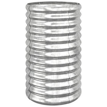 Vidaxl plantenbak 40x40x68 cm gegalvaniseerd staal zilverkleurig