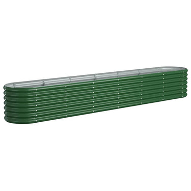 Vidaxl plantenbak 260x40x36 cm gegalvaniseerd staal groen