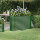 Vidaxl plantenbak 114x40x68 cm gegalvaniseerd staal groen