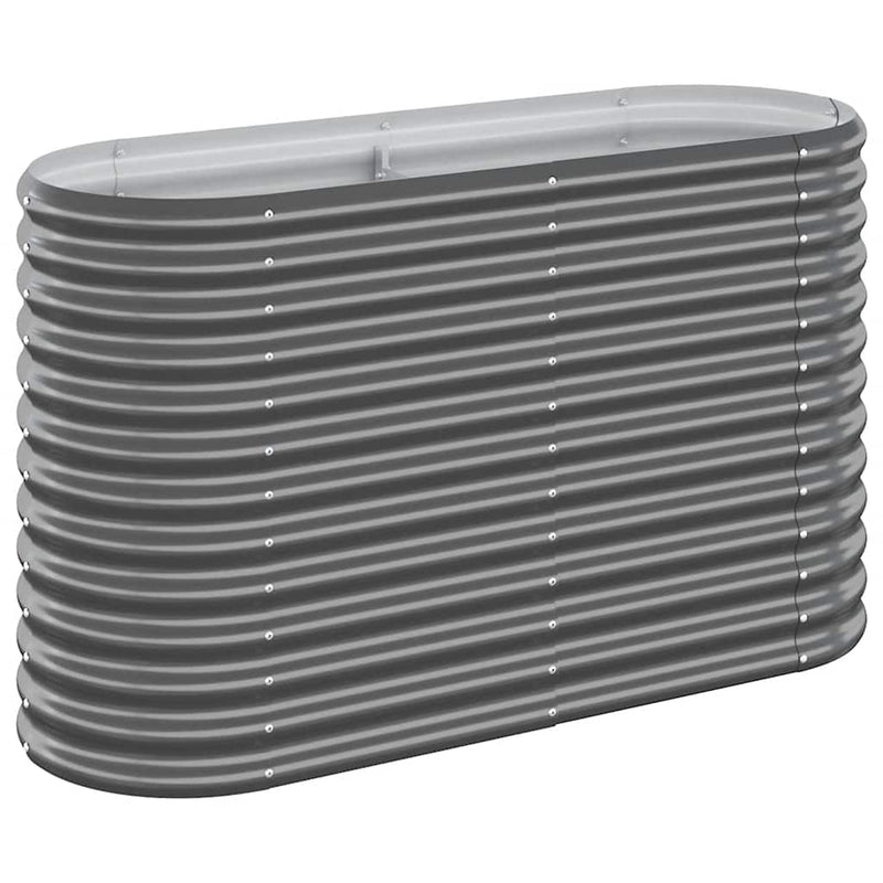 Load image into Gallery viewer, Vidaxl plantenbak 114x40x68 cm gegalvaniseerd staal antracietkleurig
