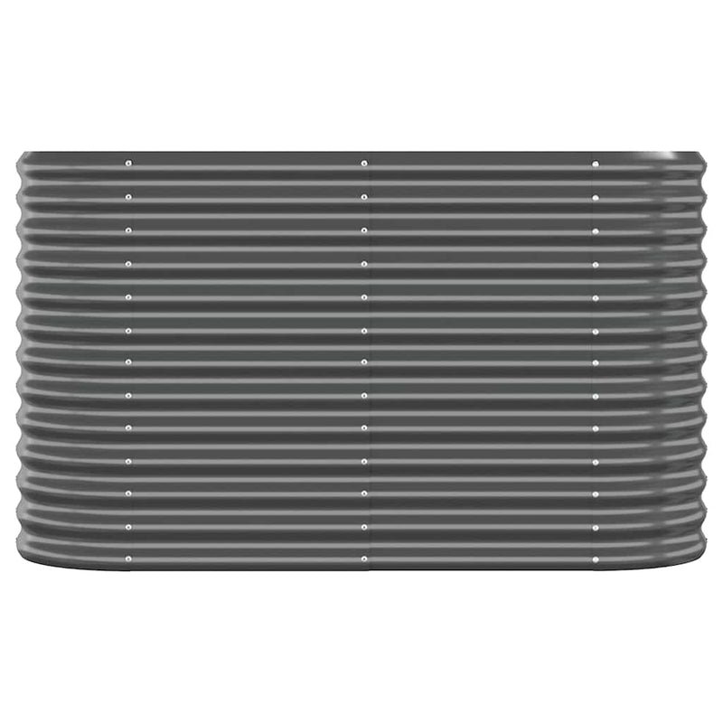 Load image into Gallery viewer, Vidaxl plantenbak 114x40x68 cm gegalvaniseerd staal antracietkleurig

