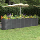Vidaxl plantenbak 332x40x68 cm gegalvaniseerd staal antracietkleurig
