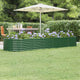 Vidaxl plantenbak 296x80x36 cm gegalvaniseerd staal groen