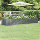 Vidaxl plantenbak 296x80x36 cm gegalvaniseerd staal antracietkleurig