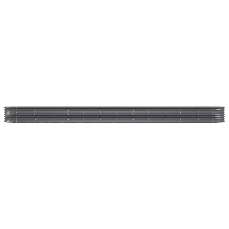 Load image into Gallery viewer, Vidaxl plantenbak 512x80x36 cm gegalvaniseerd staal antracietkleurig
