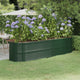 Vidaxl plantenbak 296x80x68 cm gegalvaniseerd staal groen