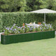 Vidaxl plantenbak 440x80x68 cm gegalvaniseerd staal groen