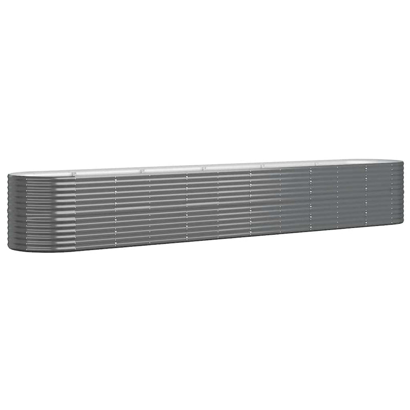 Load image into Gallery viewer, Vidaxl plantenbak 440x80x68 cm gegalvaniseerd staal antracietkleurig
