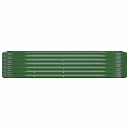Vidaxl plantenbak 175x100x36 cm gegalvaniseerd staal groen