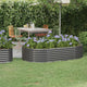 Vidaxl plantenbak 175x100x36 cm gegalvaniseerd staal grijs