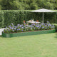 Vidaxl plantenbak 523x140x36 cm gegalvaniseerd staal groen