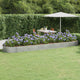Vidaxl plantenbak 523x140x36 cm gegalvaniseerd staal zilverkleurig