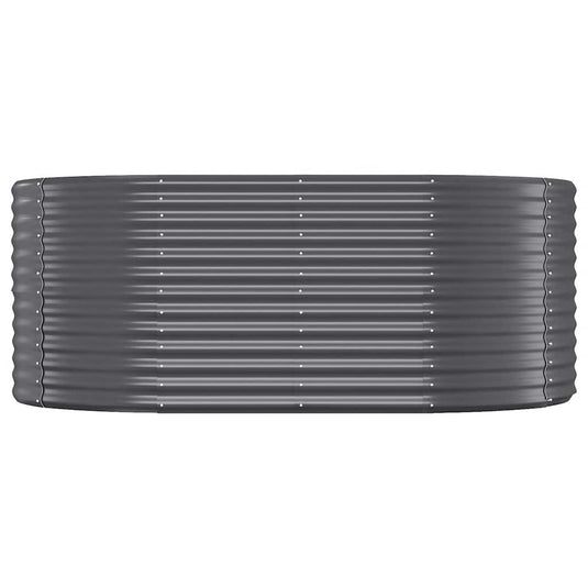 Vidaxl plantenbak 175x100x68 cm gegalvaniseerd staal antracietkleurig