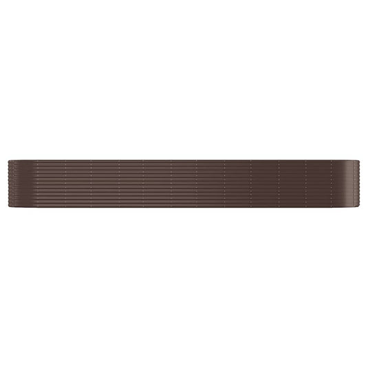 VidaXL Plantenbak 507x100x68 cm gepoedercoat staal bruin