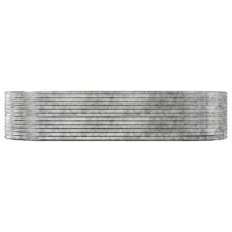 Load image into Gallery viewer, Vidaxl plantenbak 291x140x68 cm gegalvaniseerd staal zilverkleurig
