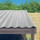 Vidaxl dakpanelen 12 st 100x36 cm gepoedercoat staal zilverkleurig