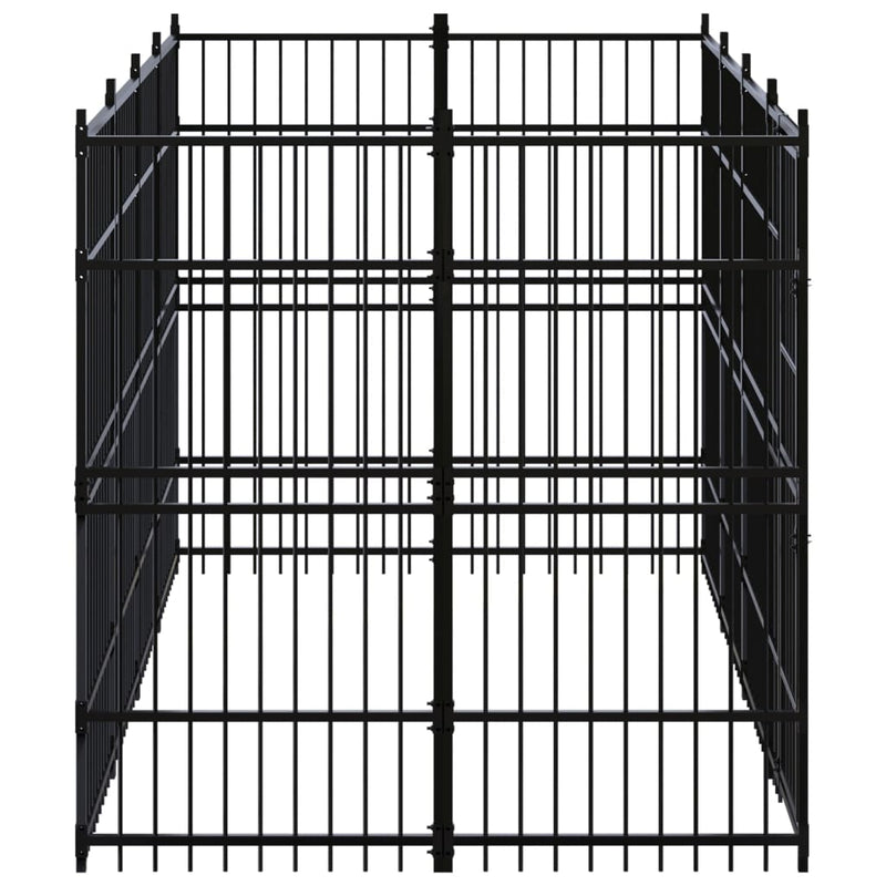 Load image into Gallery viewer, VidaXL Hondenkennel 7,37 m² staal
