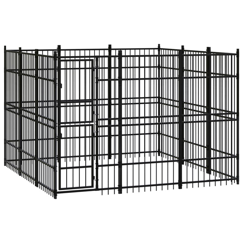 Load image into Gallery viewer, VidaXL Hondenkennel 8,29 m² staal
