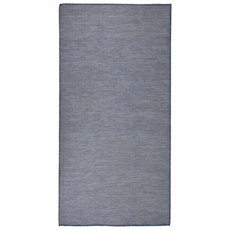 ギャラリービューアに画像をロードする, Vidaxl buitenkleed platgeweven 100x200 cm blauw
