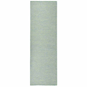 Vidaxl buitenkleed platgeweven 80x250 cm turquoise