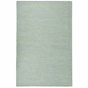 Vidaxl buitenkleed platgeweven 100x200 cm turquoise