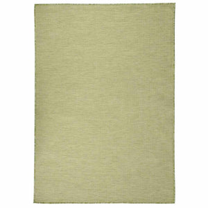 Vidaxl buitenkleed platgeweven 160x230 cm groen