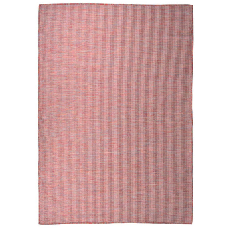 Load image into Gallery viewer, Vidaxl buitenkleed platgeweven 160x230 cm rood
