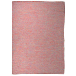 Vidaxl buitenkleed platgeweven 200x280 cm rood
