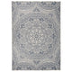 Vidaxl buitenkleed met patroon platgeweven 120x170 cm blauw