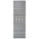 Vidaxl buitenkleed met patroon platgeweven 80x250 cm blauw