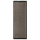 Vidaxl buitenkleed platgeweven 80x250 cm donkerbruin
