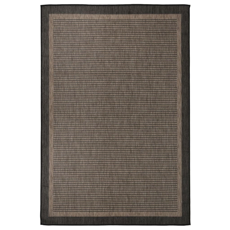 Load image into Gallery viewer, Vidaxl buitenkleed platgeweven 160x230 cm donkerbruin
