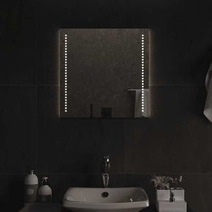 Vidaxl badkamerspiegel led 50x50 cm