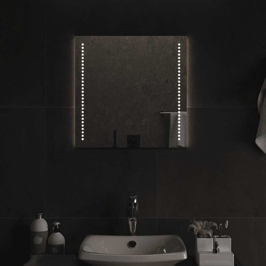 Vidaxl badkamerspiegel led 50x50 cm