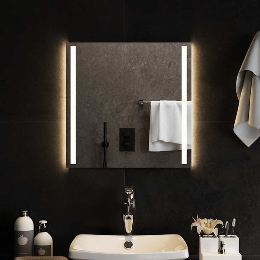 Vidaxl badkamerspiegel led 50x50 cm