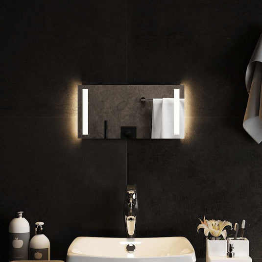 Vidaxl badkamerspiegel led 40x20 cm