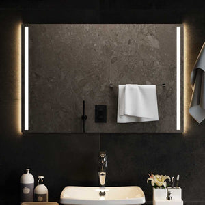 Vidaxl badkamerspiegel led 90x60 cm
