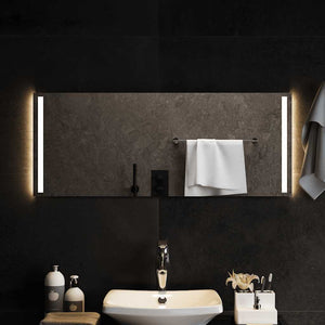 Vidaxl badkamerspiegel led 100x40 cm