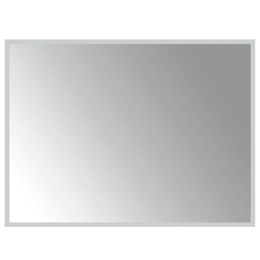 Vidaxl badkamerspiegel led 80x60 cm