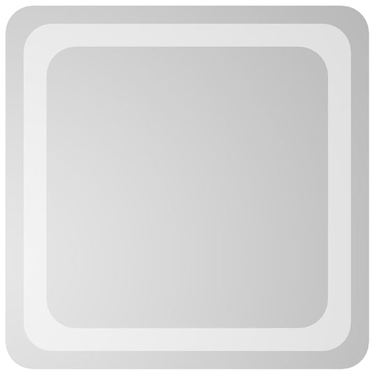 Vidaxl badkamerspiegel led 40x40 cm