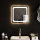 Vidaxl badkamerspiegel led 40x40 cm