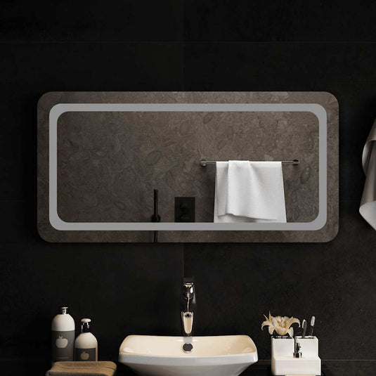 Vidaxl badkamerspiegel led 100x50 cm